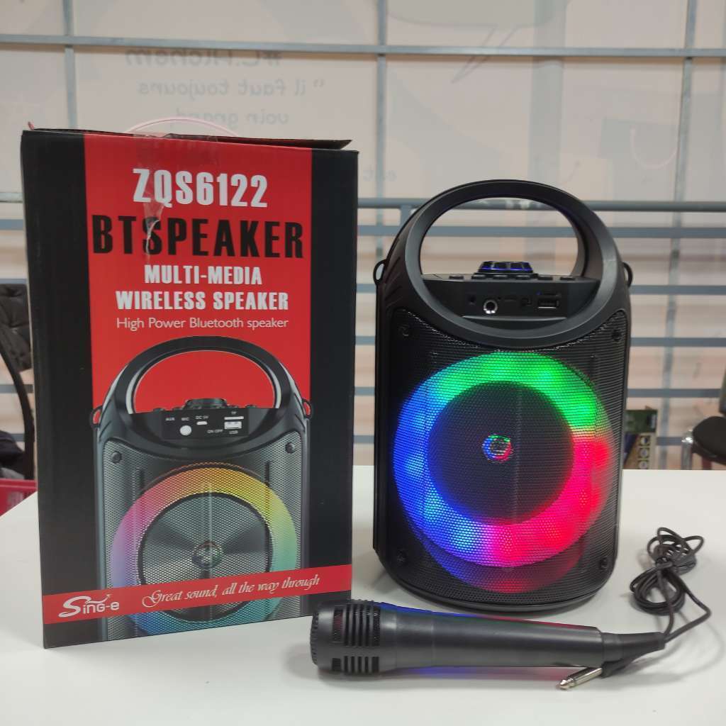 Haut-parleur ZQS-6122 BT, Super basses, sans fil