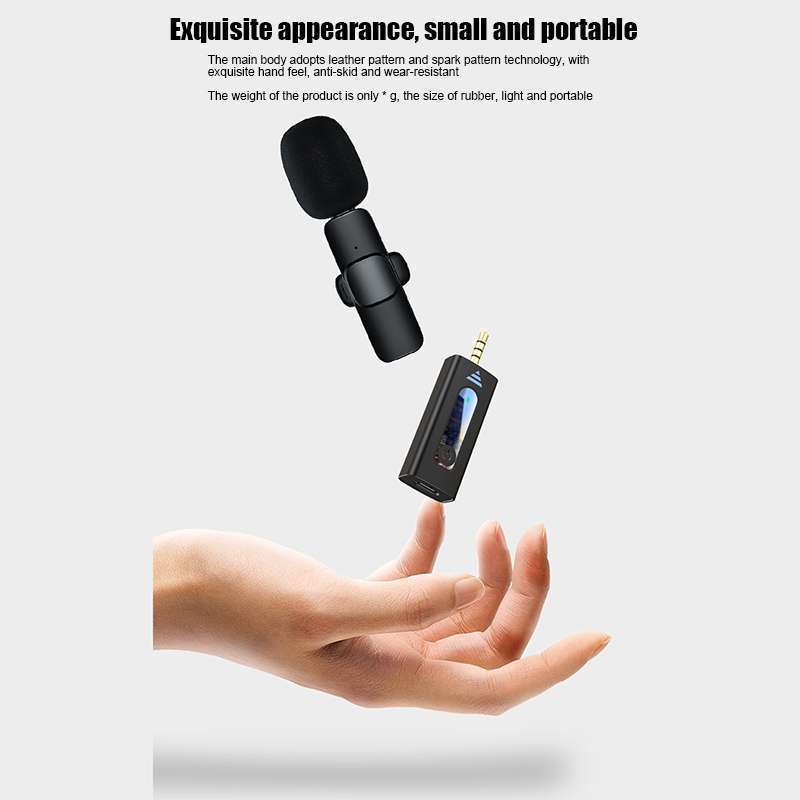 K35 Microphone Audio vidéo enregistrement Mini micro K35 sans fil Microphone pour haut-parleur