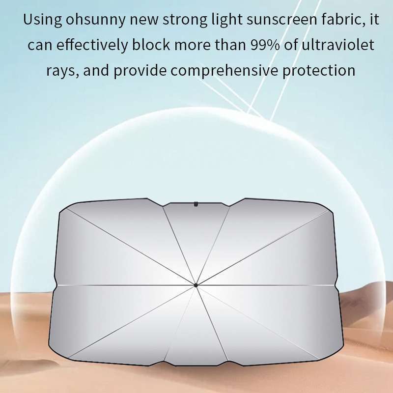 Protection solaire pour la voiture, accessoire, couverture pare-soleil, fenêtre avant et pare-brise