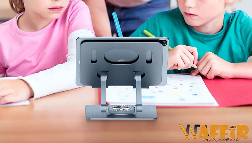 Support Tablette Réglable Rotatif 360° - Support IPad Métal Pliable Portable Pour Téléphone, E-Reader, Multi-Angles