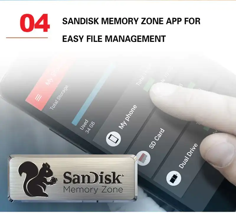 Clé USB SanDisk Ultra Dual Drive 32 Go, 64 Go, 128 Go, USB Type-C USB A 3.1 Gen 1 OTG avec taux de transfert de 150 Mo Par S Waffir.Ma Memoire STOCKAGE Sandisk Maroc
