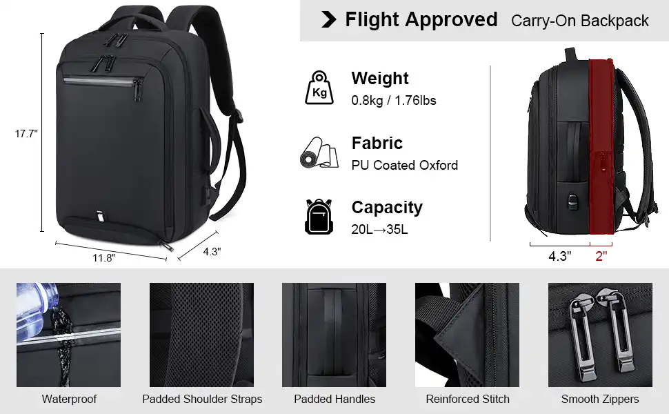 Sac à dos de grande capacité pour hommes, sacoche de voyage pour ordinateur portable, hydrofuge, Rechargeable par USB, fonction masculine, nouvelle collection, 17 WAFFIR.MA SAC MAROC DES