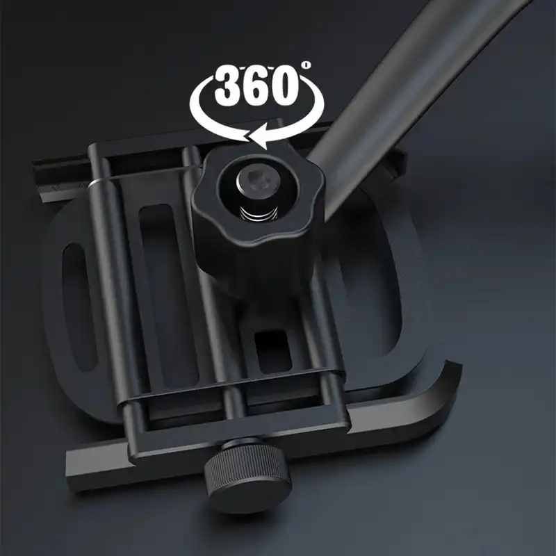 Aluminum Alloy Motorcycle Bike Phone Holder GPS Bracket Mount Clip Support Moto Mirro Handlebar Mount for Huawei Xiaomi iPhone 