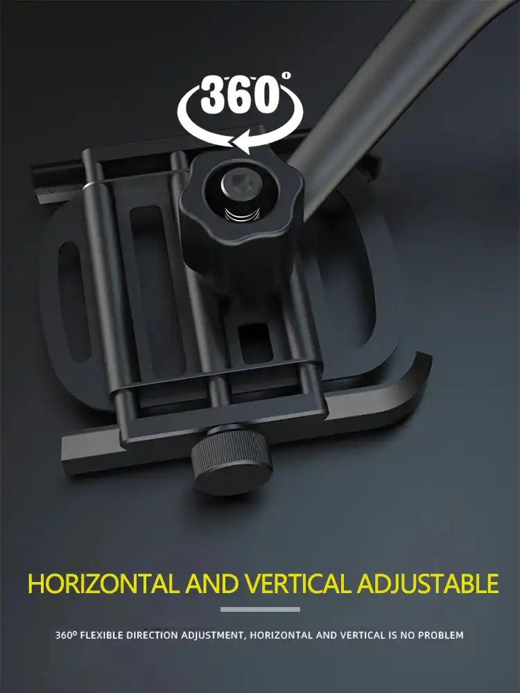 Aluminum Alloy Motorcycle Bike Phone Holder GPS Bracket Mount Clip Support Moto Mirro Handlebar Mount for Huawei Xiaomi iPhone 