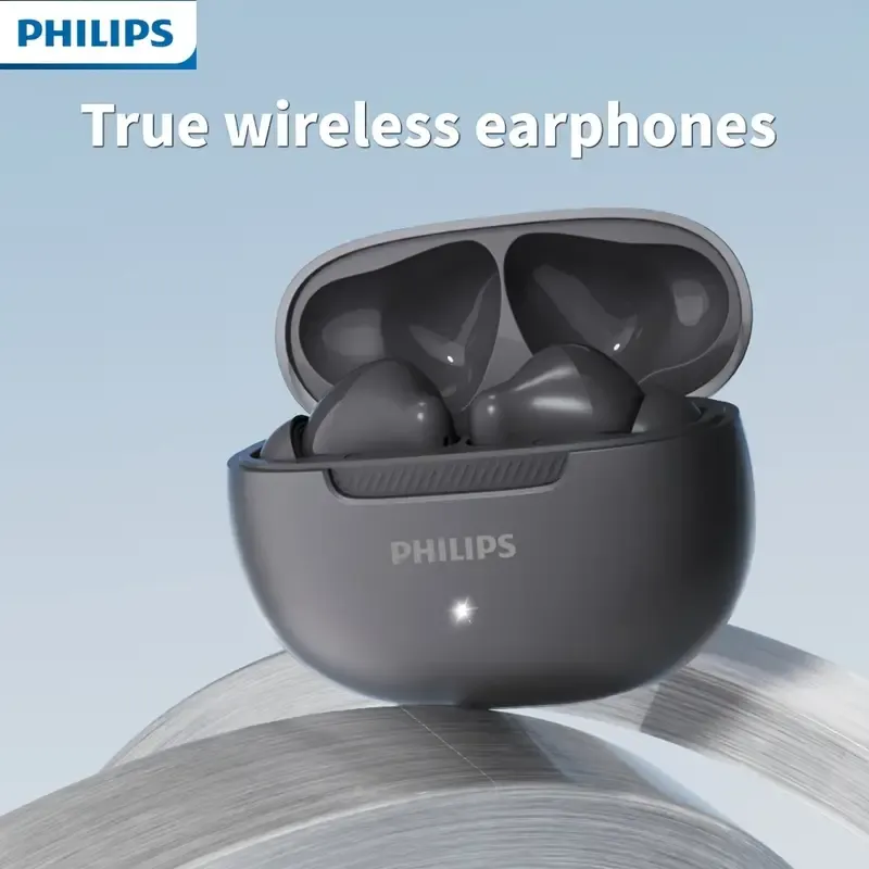 Écouteurs Sans Fil PHILIPS Eapphones avec Super Autonomie, Bordure Courbe Douce, Élégants et Tendance, Boîtier de Chargement 320mAh TAT2020 Waffir.Ma PHILIPS MAROC Des