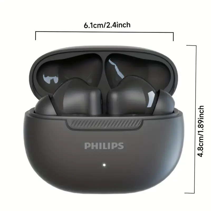 Écouteurs Sans Fil PHILIPS Eapphones avec Super Autonomie, Bordure Courbe Douce, Élégants et Tendance, Boîtier de Chargement 320mAh TAT2020 Waffir.Ma PHILIPS MAROC Des