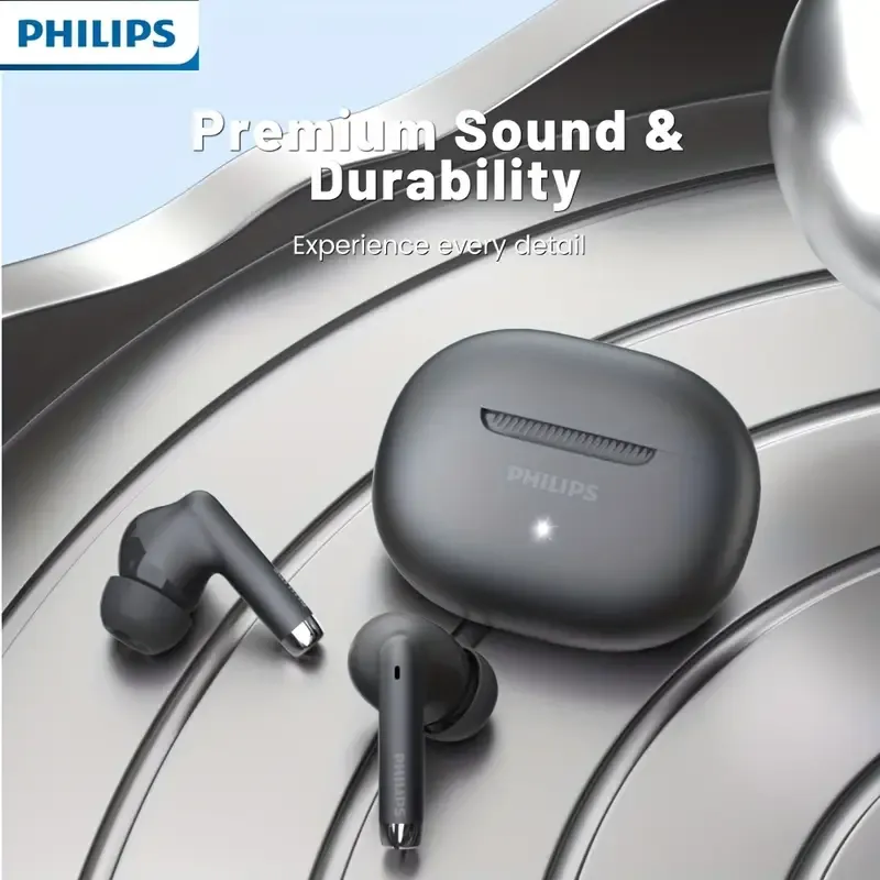 Écouteurs Sans Fil PHILIPS Eapphones avec Super Autonomie, Bordure Courbe Douce, Élégants et Tendance, Boîtier de Chargement 320mAh TAT2020 Waffir.Ma PHILIPS MAROC Des