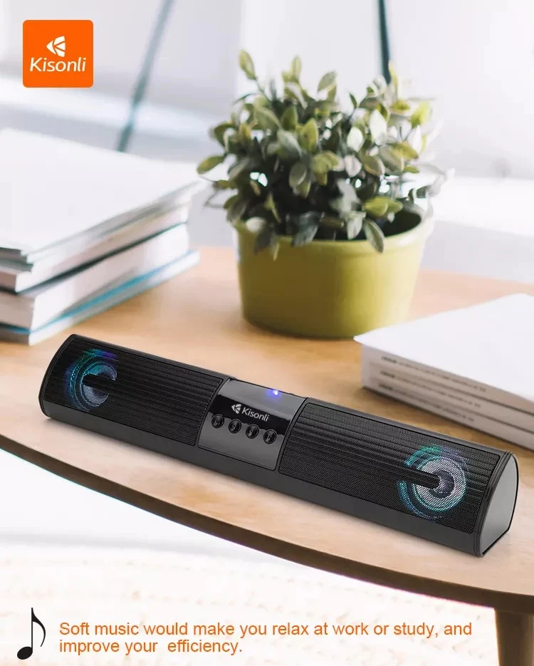 Kisonli LED-907 Shenzhen Factory Soundbar Karaoke Sub woofer Dj Bass Home Theater Surround Sound Speaker System Waffir.Ma Kisonli Maroc