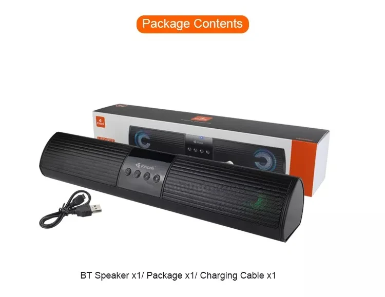 Kisonli LED-907 Shenzhen Factory Soundbar Karaoke Sub woofer Dj Bass Home Theater Surround Sound Speaker System Waffir.Ma Kisonli Maroc