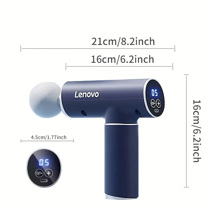 Pistolet-Lenovo-de-Fascia-Pistolet-de-Massage-Lenovo-Musculaire-pour-Athletes-Masseur-Electrique-Appareil-de-Massage-a-6-Tetes-avec-Sac-Waffir.Ma-Massage-Gun-Lenovo-Maroc