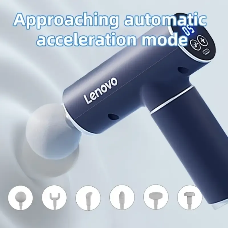 Pistolet-Lenovo-de-Fascia-Pistolet-de-Massage-Lenovo-Musculaire-pour-Athletes-Masseur-Electrique-Appareil-de-Massage-a-6-Tetes-avec-Sac-Waffir.Ma-Massage-Gun-Lenovo-Maroc