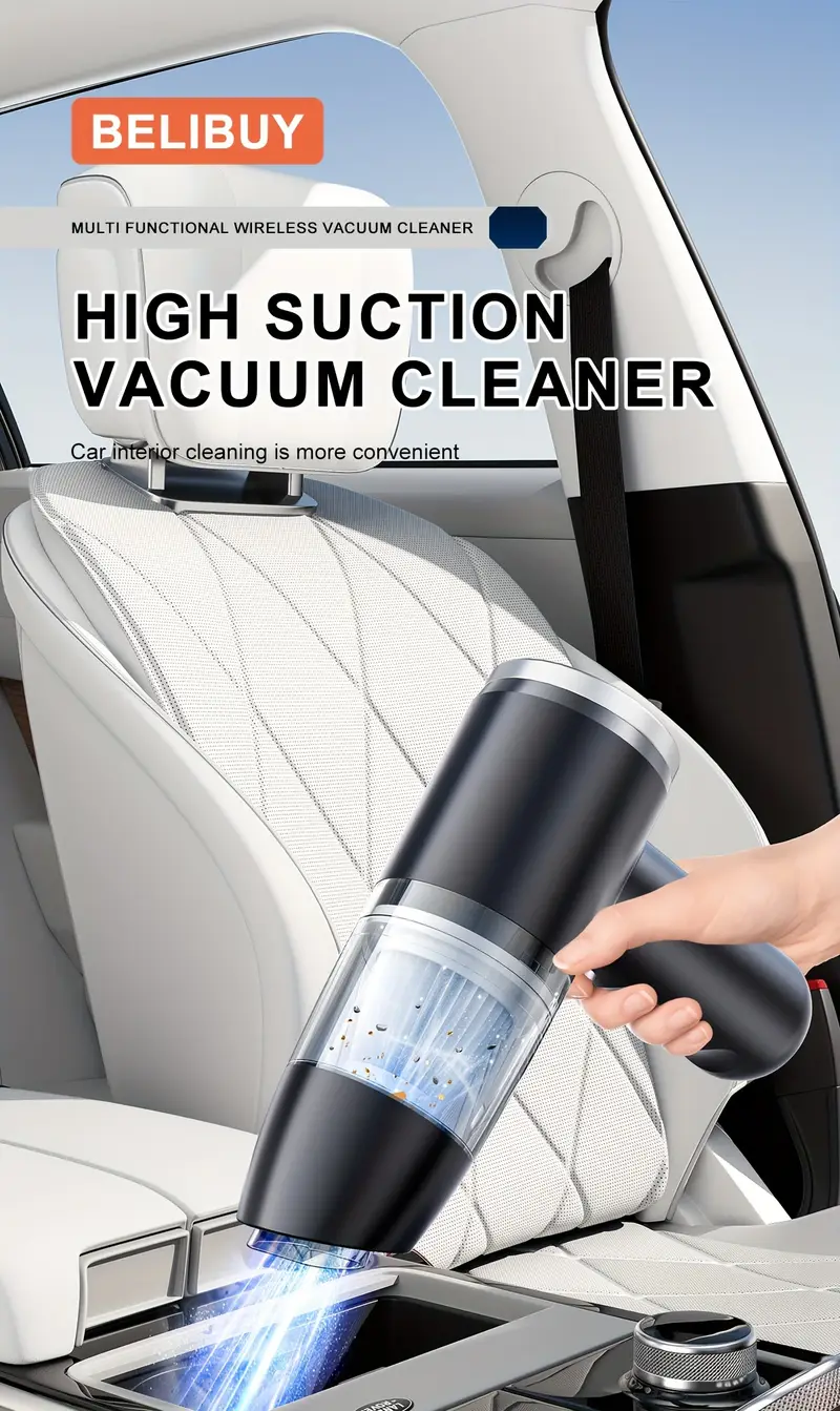 New Aspiration Portable BELIBUY Aspirateur à main sans fil, double fonction souffleur et aspiration, rechargeable Waffir.Ma ASPIRATEUR BELIBUY MAROC Des