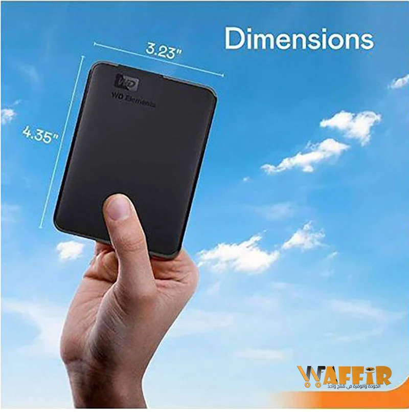 Western Digital Disque Dur Externe WD 1TB Super Vitesse USB 3.0 Elements Portable disque dur externe 1000Go Waffir.Ma Disque Dur Externe Maroc