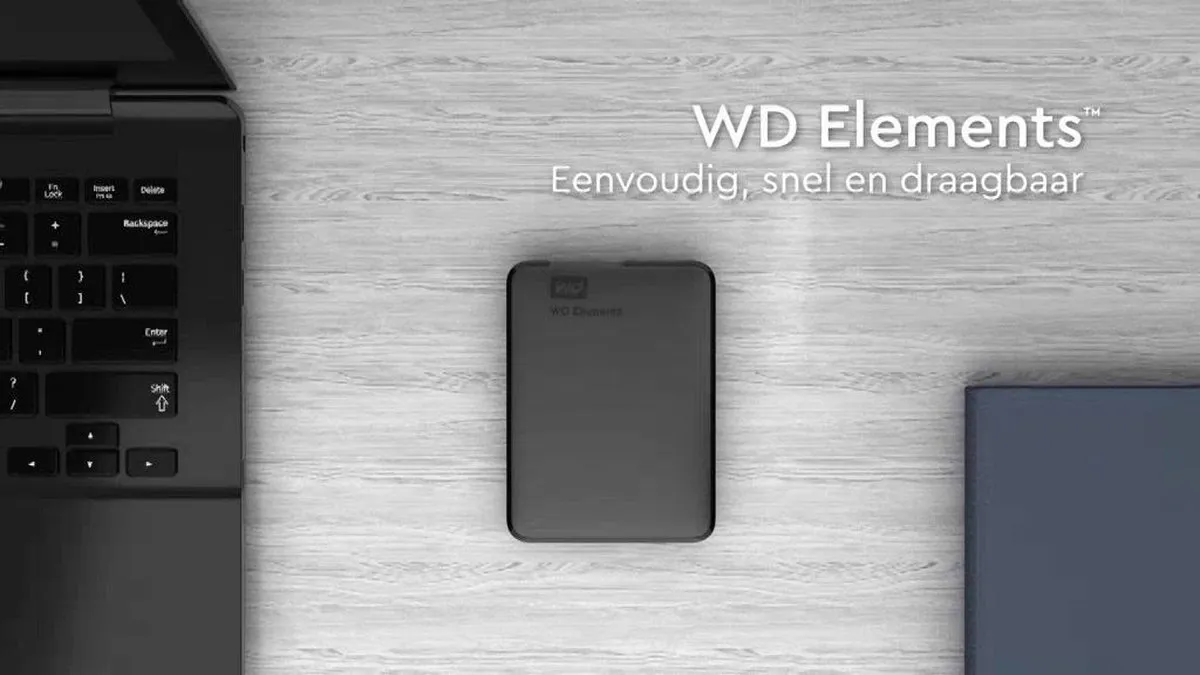 Western Digital Disque Dur Externe WD 1TB Super Vitesse USB 3.0 Elements Portable disque dur externe 1000Go Waffir.Ma Disque Dur Externe Maroc DES