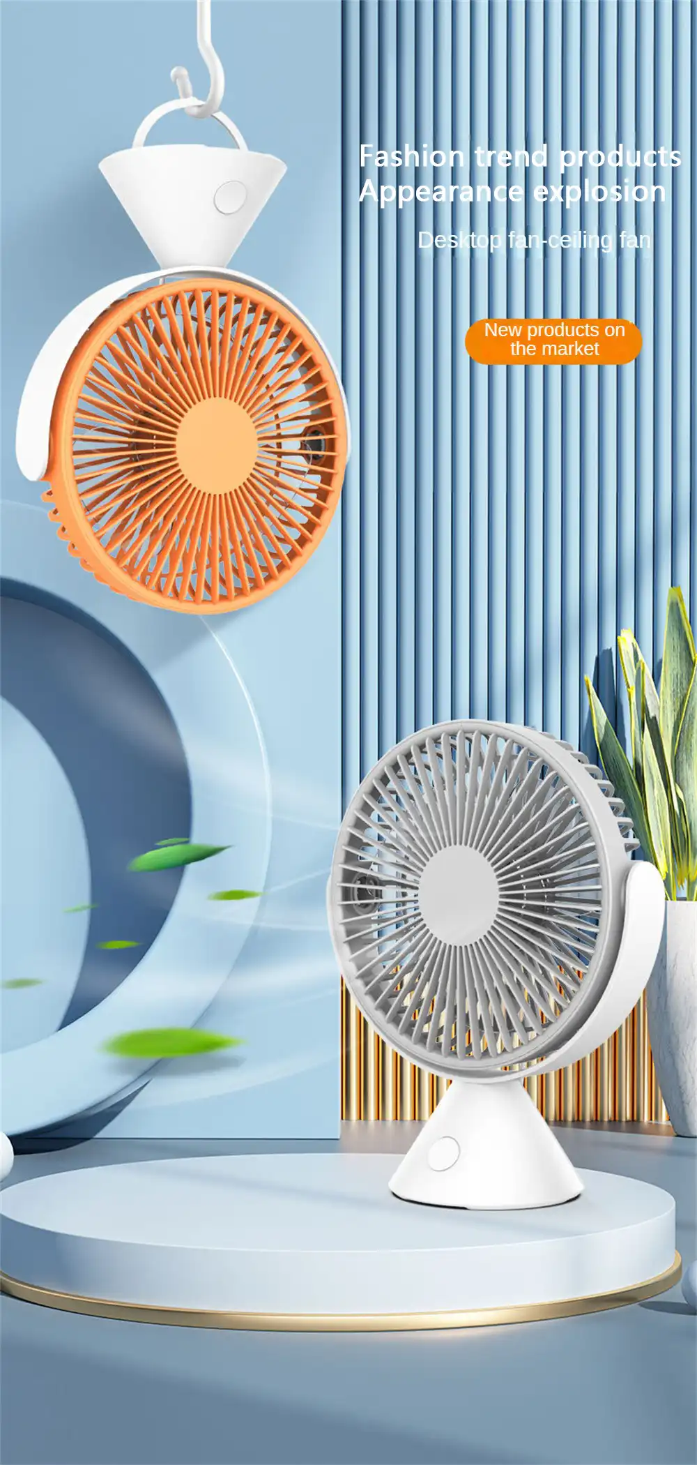 Ventilateur de Plafond Mural, Mini Refroidisseur d'Air, Chargement USB, Bureau, Maison, Chambre Waffir.Ma Ventilateur Maroc Des