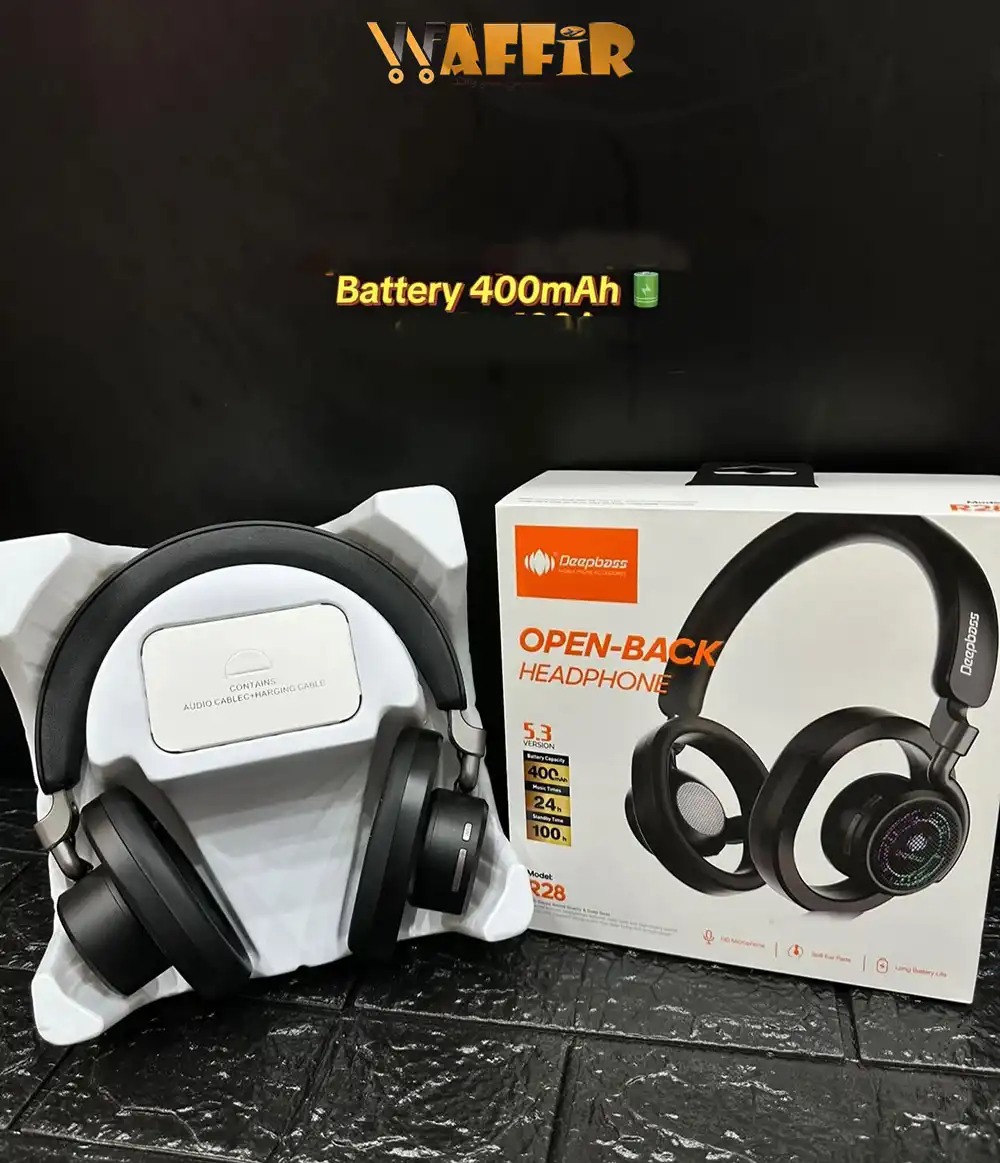 
Casque Deepbass  R28 Bluetooth RGB , 24h, Casque Gaming Deep Bass R28 Hi-Res, Style Urbain Waffir.Ma Deepbass Maroc Dess