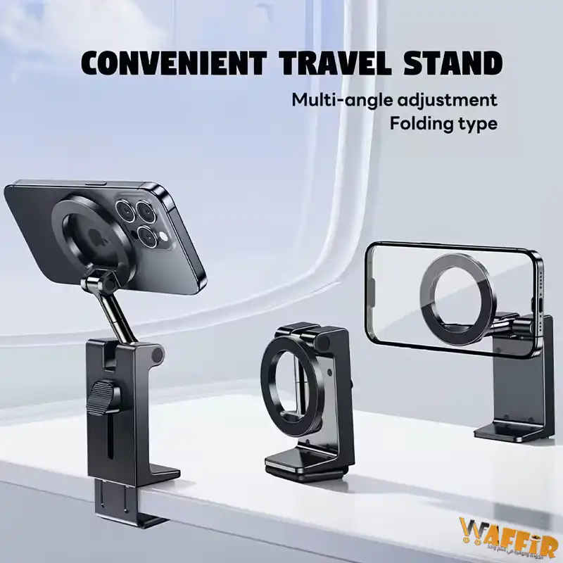 Support Téléphone Portable Rotatif de Bureau, Pliable, à Clipser, Facile à Utiliser avec Une Main, Mini Compact, Aimant à Forte Tension, Adapté à Divers Scénarios de Bureau Waffir.Ma Support Téléphone Maroc (4) Support Téléphone Portable Rotatif de Bureau, Pliable, à Clipser, Facile à Utiliser avec Une Main, Mini Compact, Aimant à Forte Tension, Adapté à Divers Scénarios de Bureau Waffir.Ma Support Téléphone Maroc