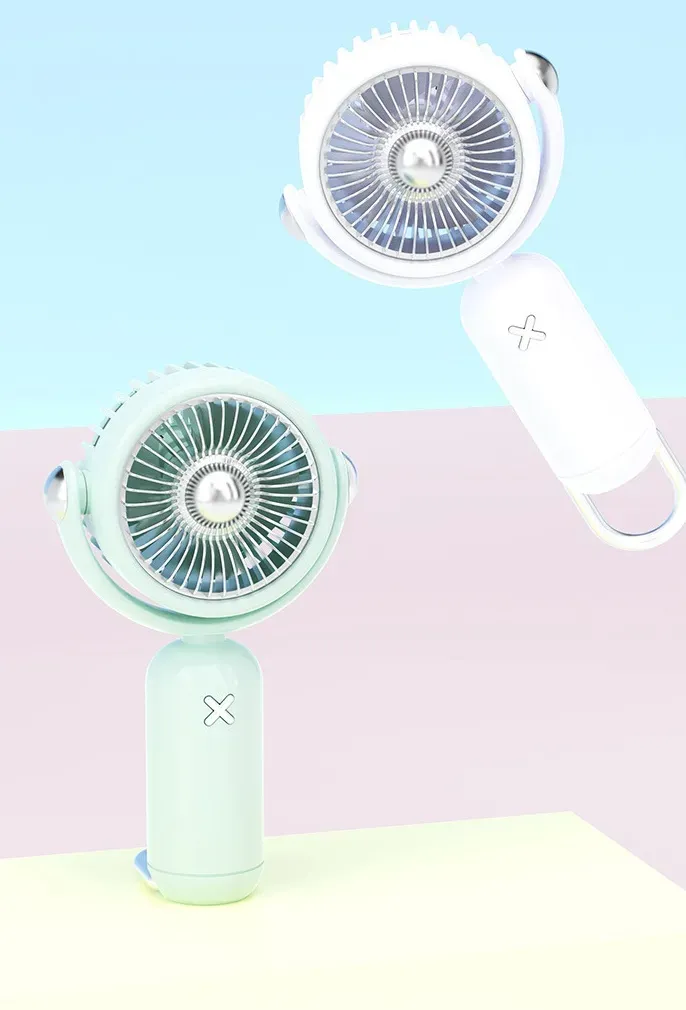 Ventilateur portable rechargeable USB avec batterie externe, pliable et en forme d'ours Waffir.Ma Ventilateur Maroc Des