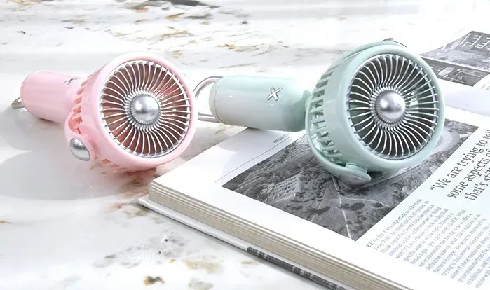Ventilateur portable rechargeable USB avec batterie externe, pliable et en forme d'ours Waffir.Ma Ventilateur Maroc Des