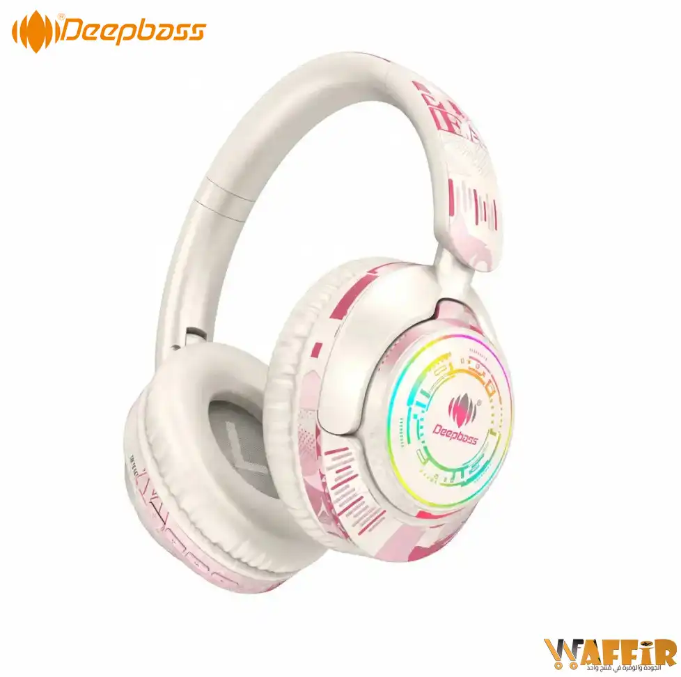 Deepbass R25 RGB Graffiti Style Wireless Headset Speakers, BT 5.3 V Deep bass R25 Casque Deepbass R25 RGB Graffiti Style Wireless Headset Speakers, BT 5.3 V Deep bass R25 Waffir.Ma DeepBass Maroc