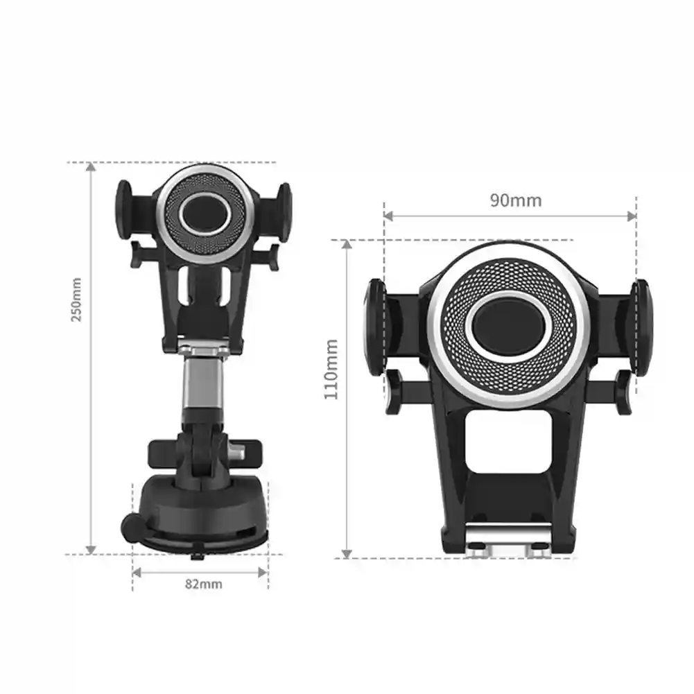 Support de téléphone de voiture et Camion avec ventouse, Montage à prise forte pour un placement sécurisé sur le tableau de Bord WAFFIR.MA Support Holder Maroc Des