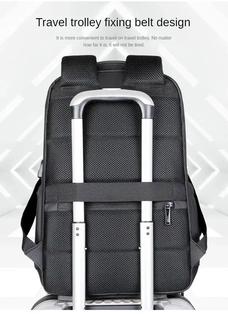 Sac à dos Business étanche pour ordinateur portable pour hommes et femmes , sac d'école vintage, chargement USB, sac à dos suisse, sac à dos de voyage, 15.6 17 pouces Waffir.Ma SAC 