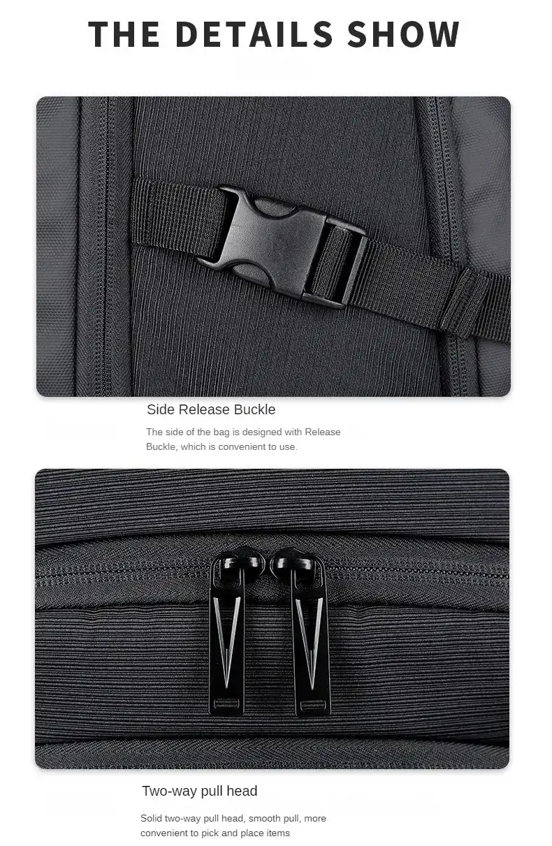 Cartable pc portable Sac à dos Business étanche pour ordinateur portable pour hommes et femmes , sac d'école vintage, chargement USB, sac à dos suisse, sac à dos de voyage, 15.6 17 pouces Waffir.Ma SAC 