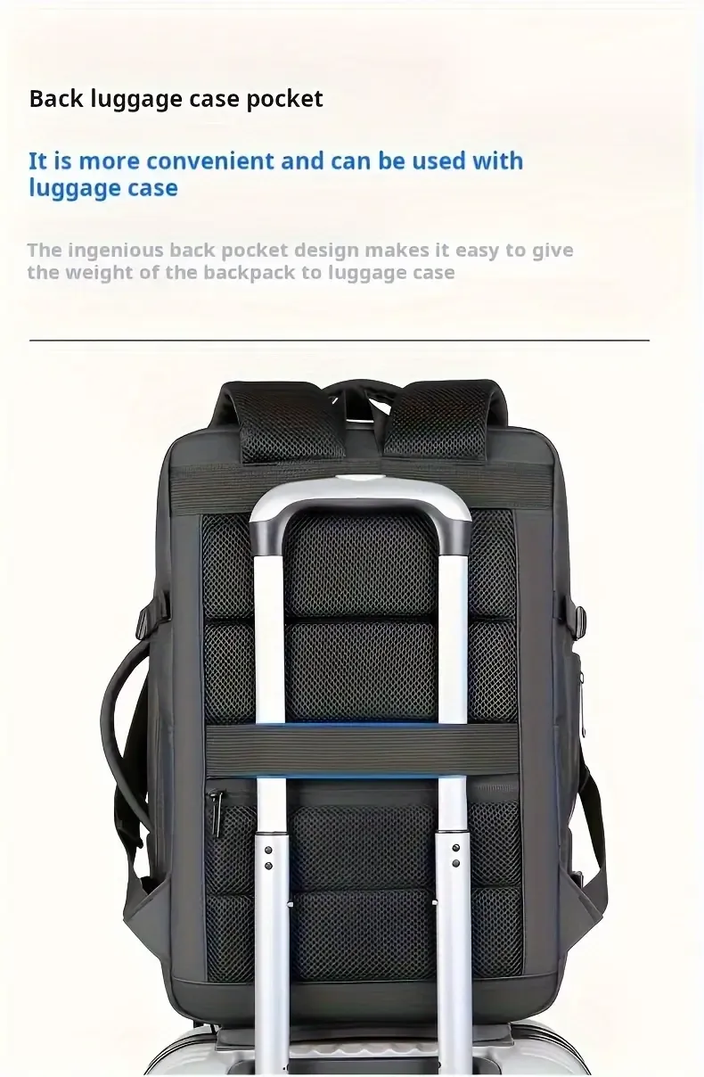 Sac à dos pour ordinateur portable multifonctionnel et extensible de grande capacité pour les affaires et les déplacements décontractés, adapté aux hommes et aux femmes Waffir.Ma Sac Affiare Des