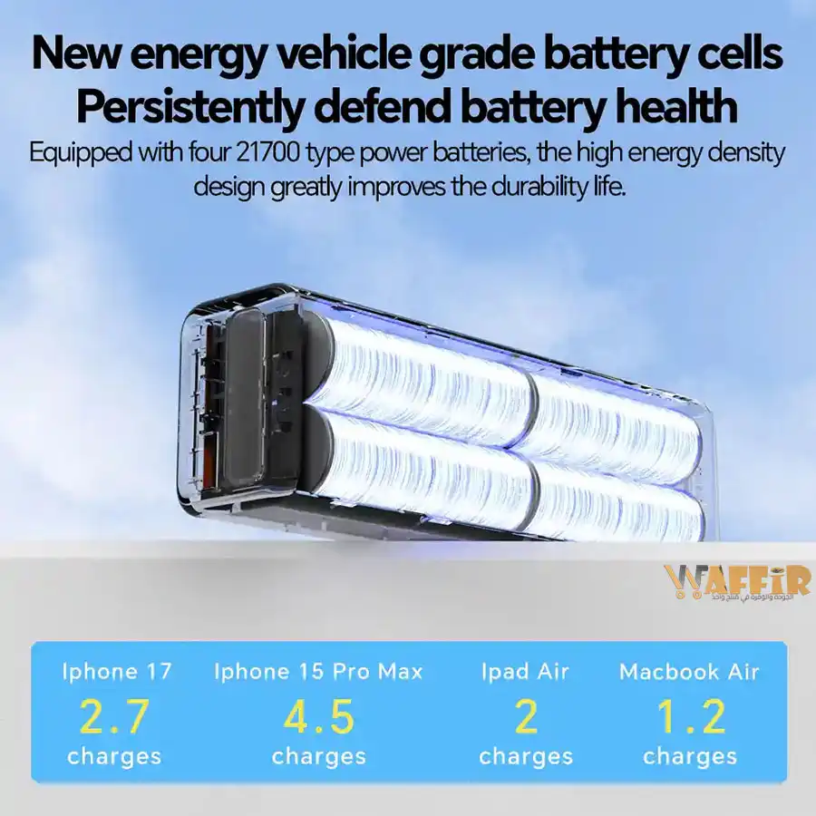 Konfulon A71Q Original 20000 mAh 100W Batterie externe , Konfulon Power Bank 20000mAh A71Q 100 W pour ordinateurs portables Waffir.Ma KONFULON Maroc